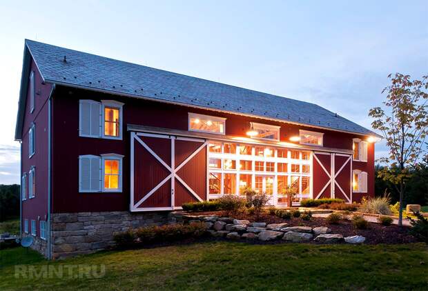 Дома в стиле Barn house