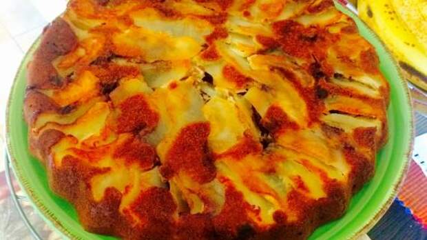 ПП шарлотка с яблоками