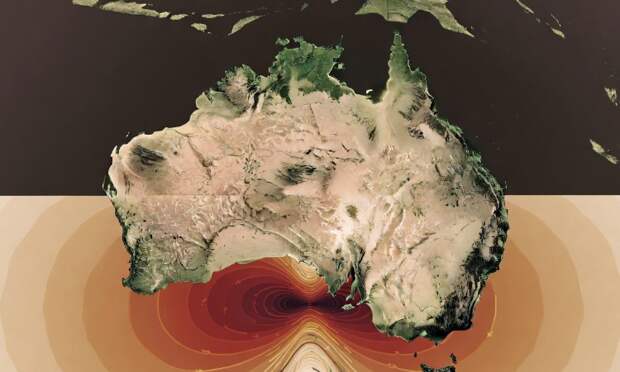 Под Австралией обнаружен магнитный двойник континента возрастом 1,5 млрд лет