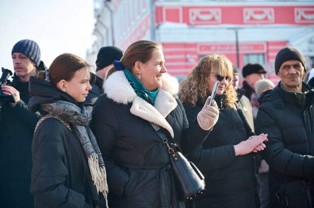 На стенде Национального центра "Россия" в Туле масштабно отметили День защитника Отечества