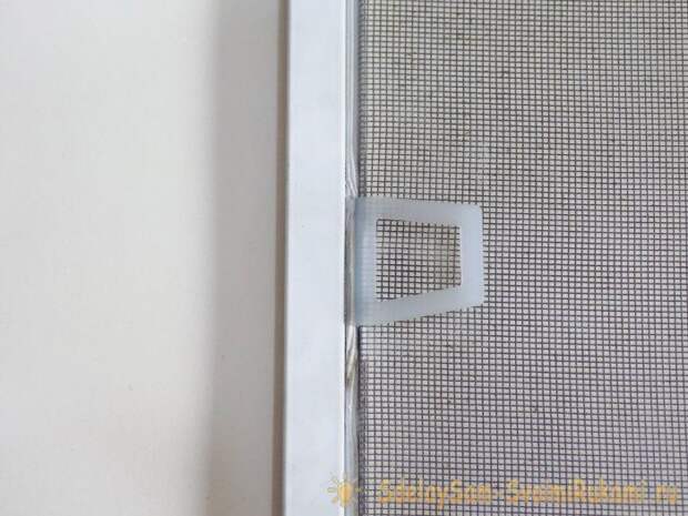 Как быстро заменить ручки на москитной сетке