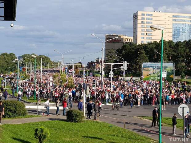 Протесты и задержания в Минске 13.09.2020