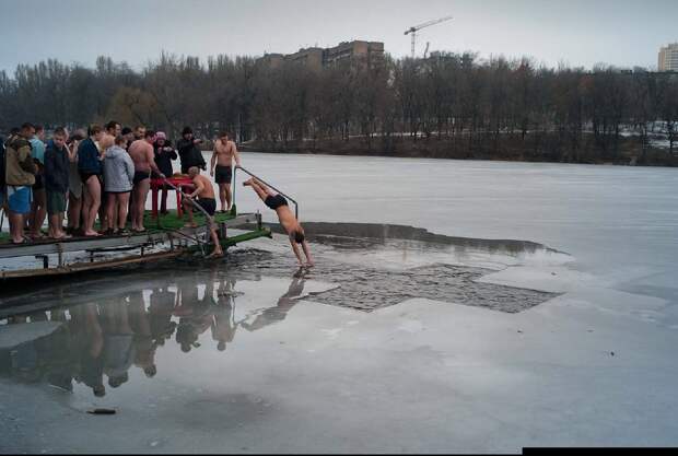 Донецк. Крещение. 2005 год