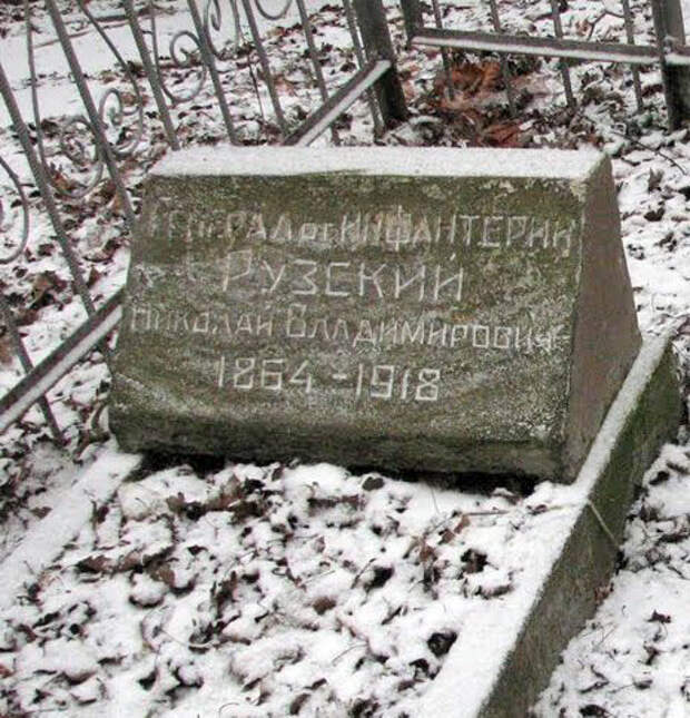 Могила Н.В. Рузского