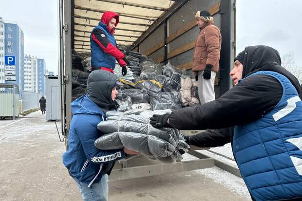 «Единая Россия» отправила из Нижнего Новгорода теплую одежду в Донецк