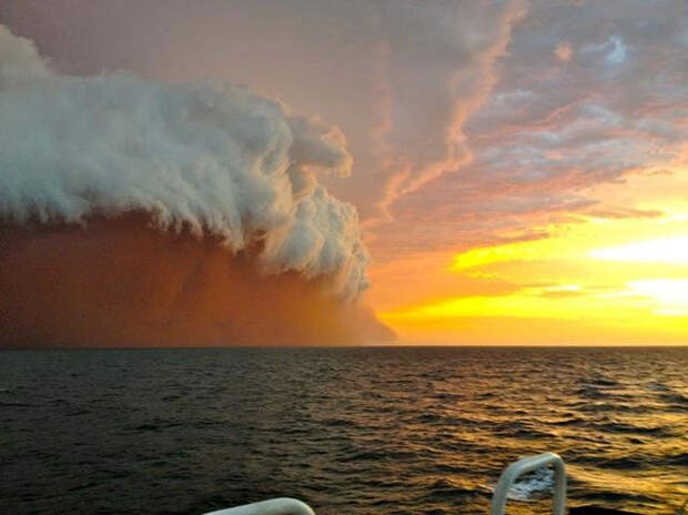 miscelanious04 Причудливая пыльная буря на западном побережье Австралии