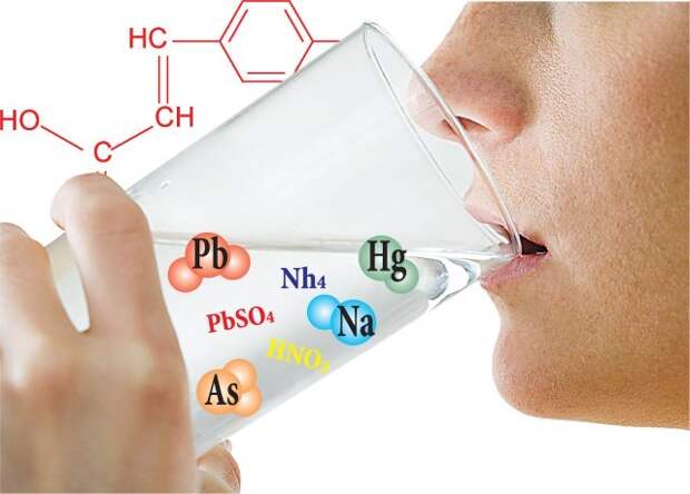 drinking water