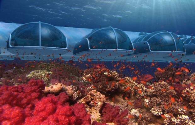 3. Отель «Poseidon Undersea Resort» креатив, путешествия, технологии