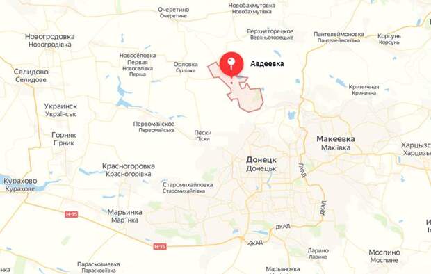 Сообщается о попадании украинского гарнизона в Авдеевке в полукольцо