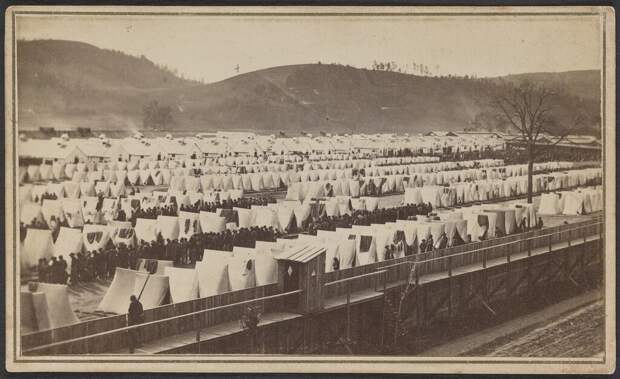 Конфедераты в лагере для военнопленных, 1864 год