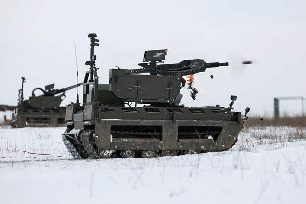 Робот-гранатометчик «Курьер» в ходе штурма уничтожил 15 боевиков ВСУ