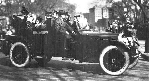 Президент Хардинг и его Packard cadillac, авто, автомобили, бронированный авто, броня, гон, лимузин, президент