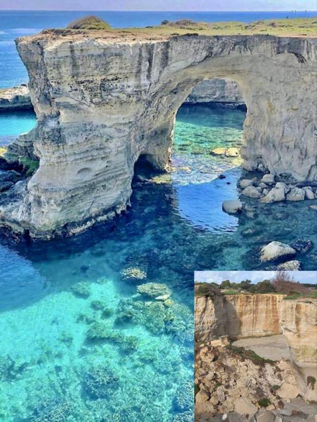 В Италии прямо в День Святого Валентина обрушился романтичный символ Апулии