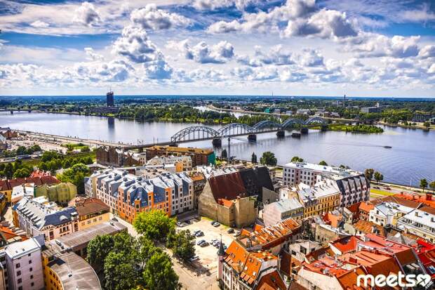 Old European city Old European city Riga