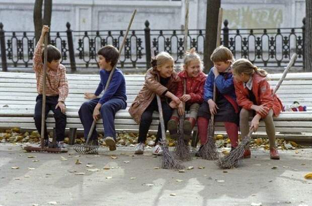 Субботник, 1980-е СССР, история, фотографии