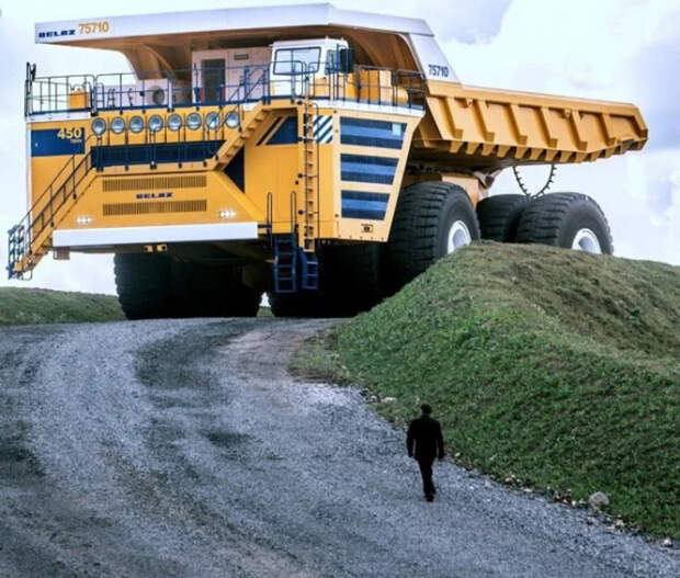 7 удивительных фактов про самый большой самосвал в мире — БелАЗ-75710