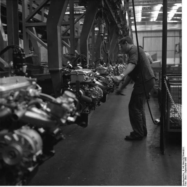Как собирали BMW в 60-х годах прошлого века авто, история, bmw, производсство, завод