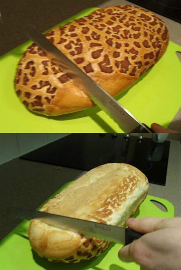 Порезать свежий хлеб.