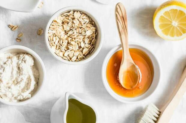 Овсяная маска для лица. \ Фото: bing.com.