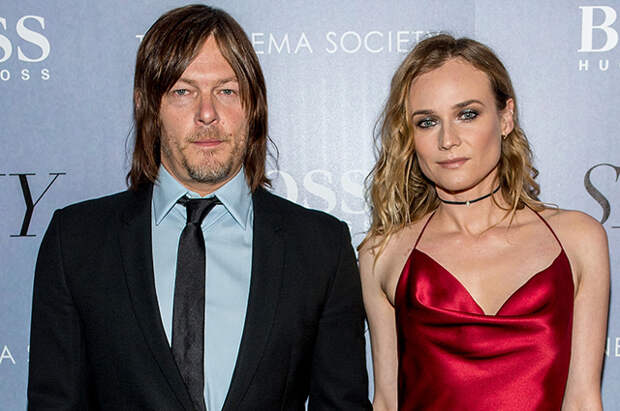 Поцелуи и пикник в парке: Диана Крюгер и Норман Ридус на прогулке с дочерью в Беверли-Хиллз