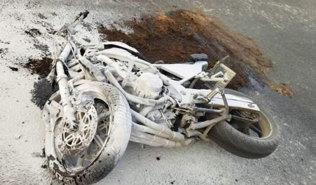 Появились подробности жуткой аварии с мотоциклистом в Петрозаводске