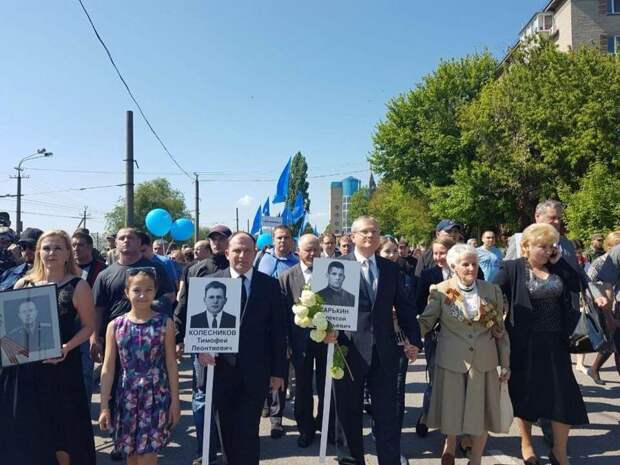 Акция «Бессмертный полк» в Киеве. 9 мая 2018 года