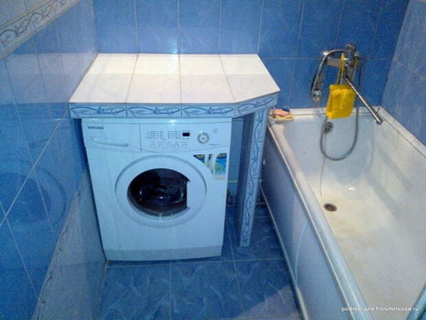 Столешница из плитки в ванную своими руками