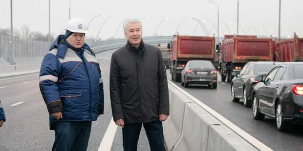 Собянин открыл уникальный мост в Мневниковской пойме. Фото: mos.ru