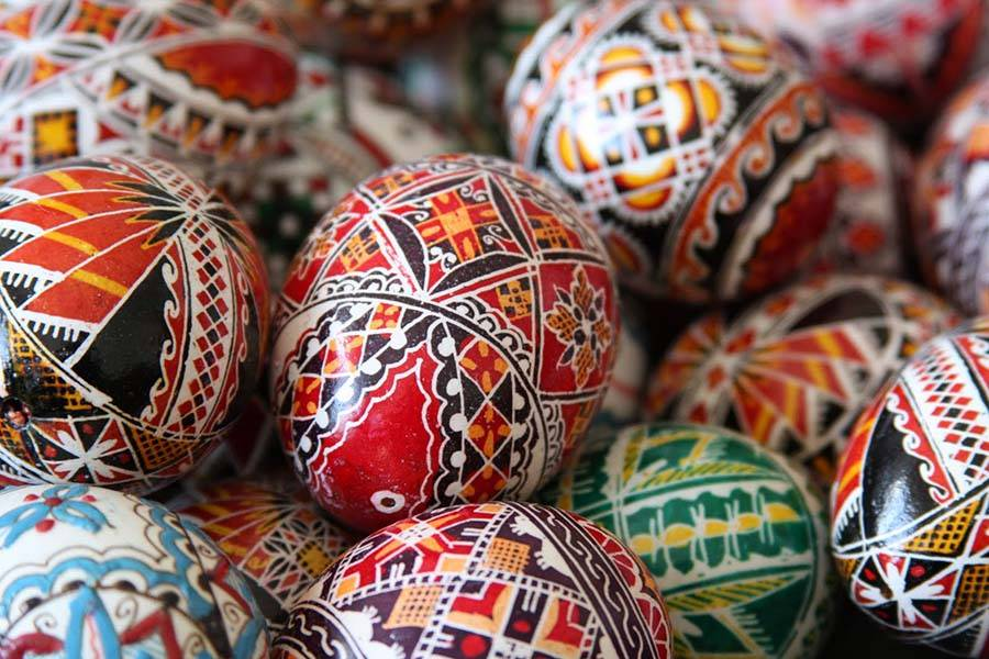 Расскажу и покажу как и чем красиво украсить яйца на праздник!-4