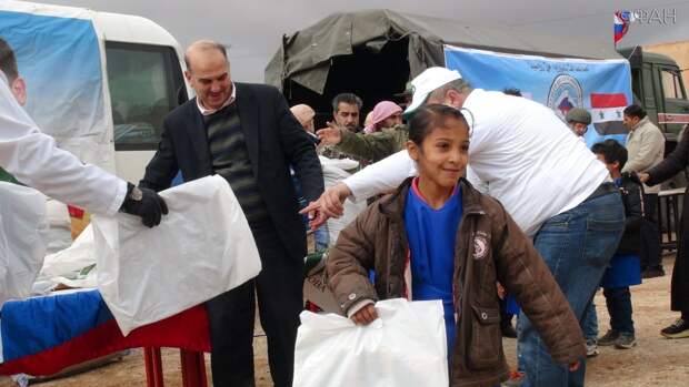 Россия оказала гуманитарную помощь пострадавшим жителям провинции Даръа