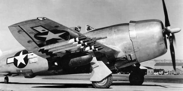 P-47 на заключительном этапе войны проявил себя больше как штурмовик, нежели истребитель