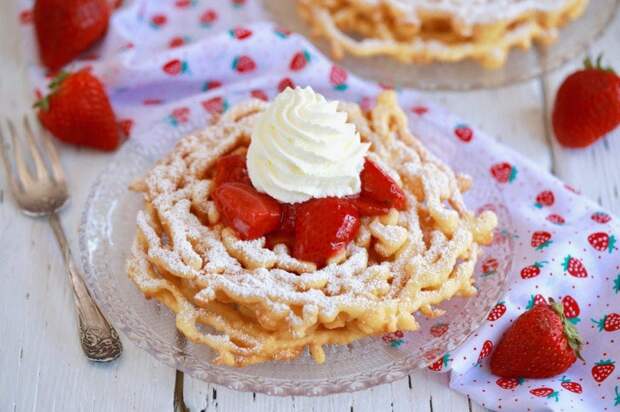 Funnel Cake — вкусное лакомство, американской кухни