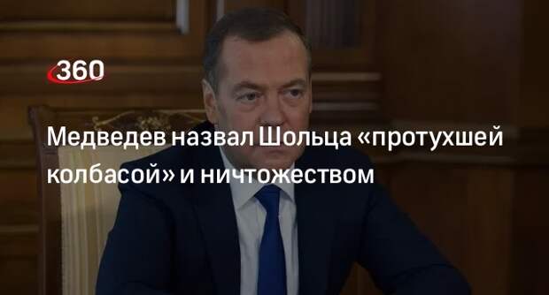 Медведев: «протухшая колбаса» Шольц солгал, что Украина победит в конфликте