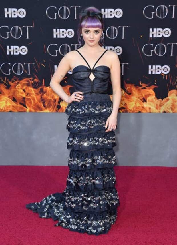 Maisie Williams Attends NY Premiere for GOT Season 8