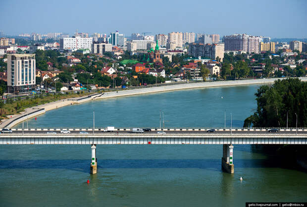 Тургеневский мост через реку Кубань