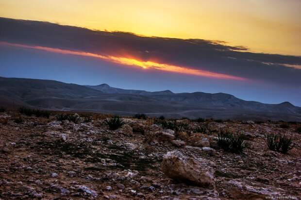 Закат солнца в Израиле