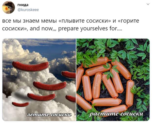 летите сосиски
