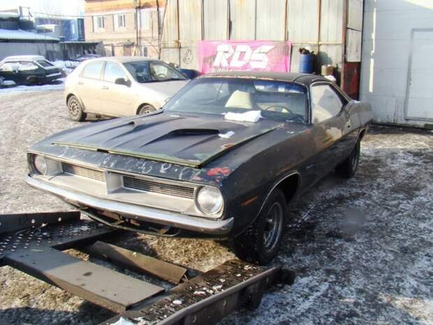 Было и стало: Восстановление Plymouth Barracuda 1970 года plymouth, авто, восстановление, мускул-кар, олдтаймер, реставрация, ретро авто