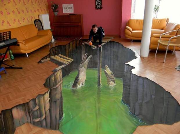 Уличные 3D-рисунки Николая Арндта (22 фото)
