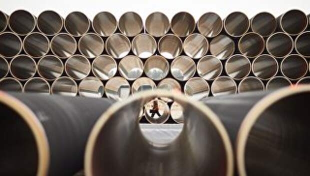Трубы для газопровода Северный поток ‑ 2. архивное фото