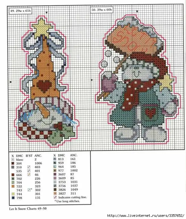 Вышитые елочные медальоны-игрушки - Домоводство - Медиаплатформа МирТесен
