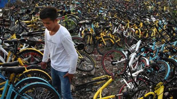 Велосипедные кладбища Китая: как выглядят 23 тысячи заброшенных велосипедов