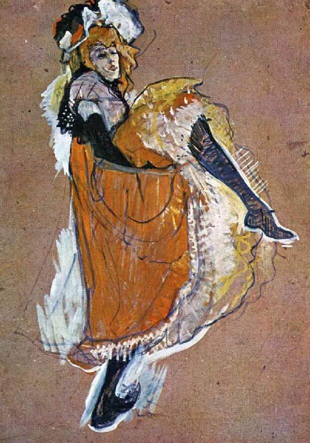 Жанна Авриль. (1893). Жанна Авриль. (1893).