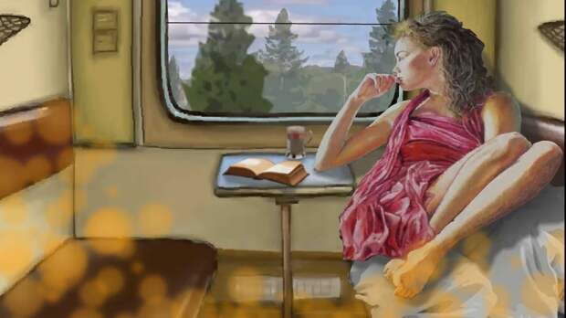 Картинки по запросу девушка спит в поезде