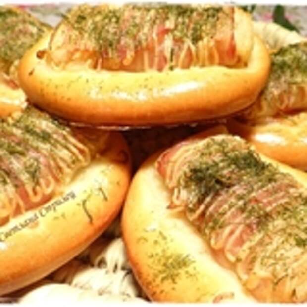 Булочки с картофелем и беконом