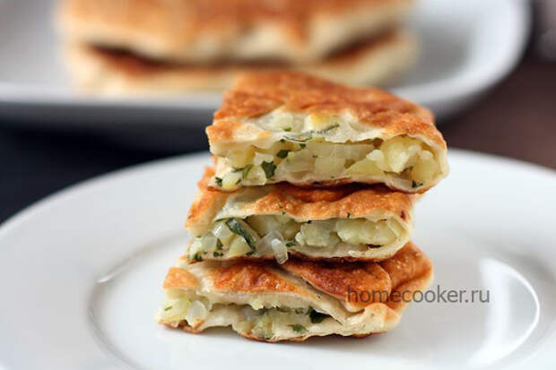 Плацинды с картошкой