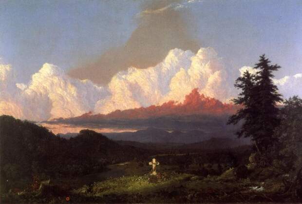 To the Memory of Cole by Frederic Edwin Church