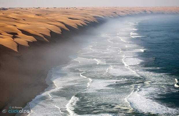 namib02 Там где пустыня встречается с водой