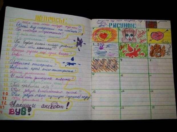 Скрапбукинг советского детства: песенники, анкеты, дневники