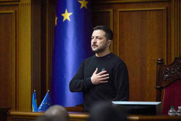 На Украине заявили о не увидевшем свет послании Зеленского